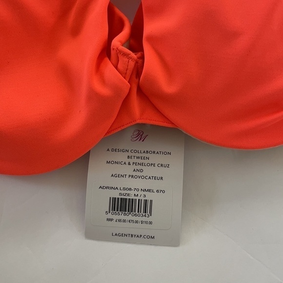 L’agent Agent Provocateur Adrina Orange bikini top - Picture 6 of 7